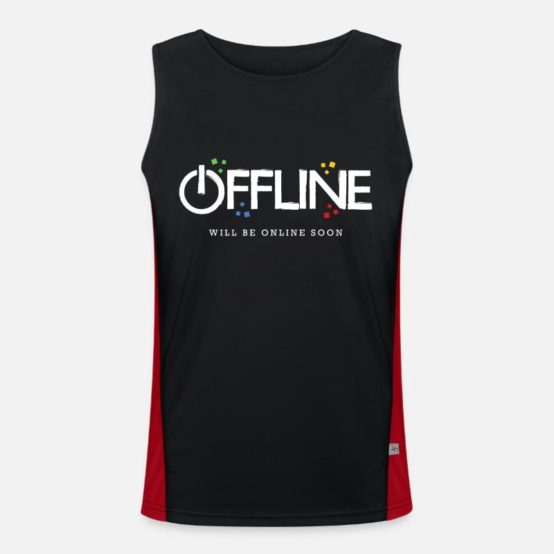 Offline Funktionelles Kontrast-Tank Top für Männer 