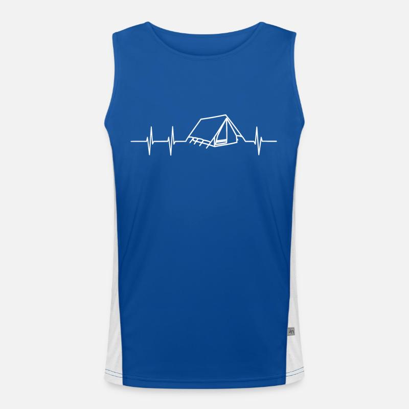Heartbeat Camping Débardeur respirant contrasté Homme 