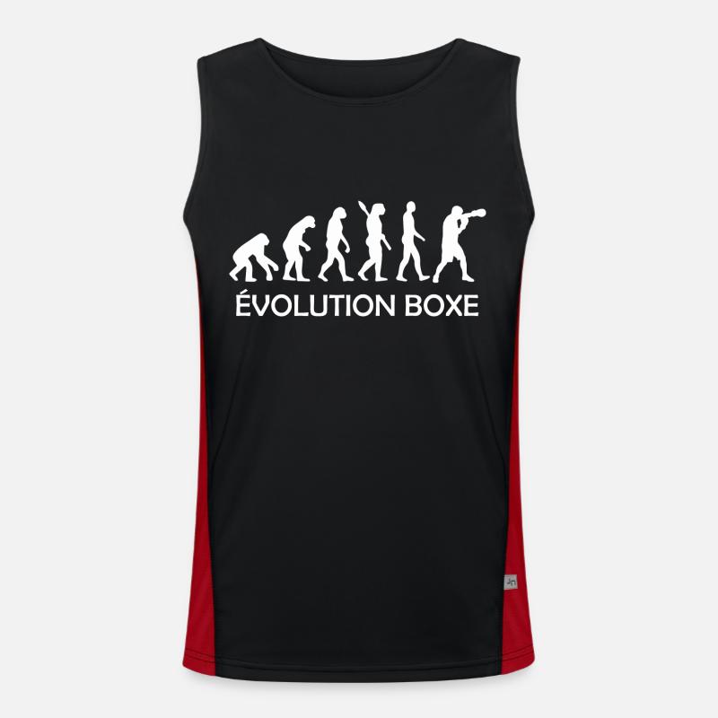 évolution boxe / evolution boxeur Débardeur respirant contrasté Homme 