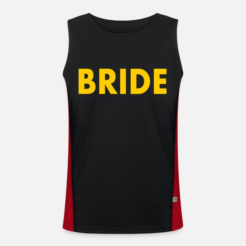 Bride Men's Functional Contrast Tank Top 
