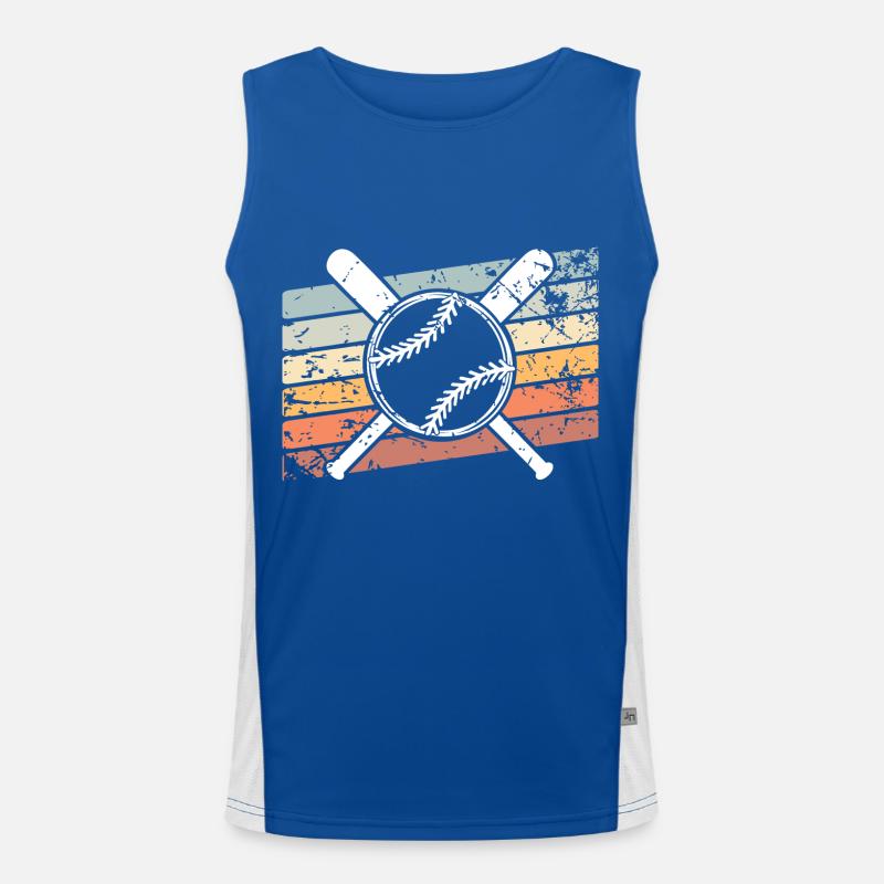 Baseball Funktionelles Kontrast-Tank Top für Männer 