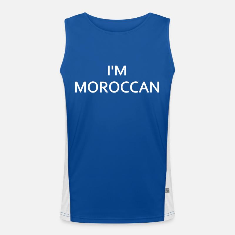 Im moroccan - marokko Funktionelles Kontrast-Tank Top für Männer 