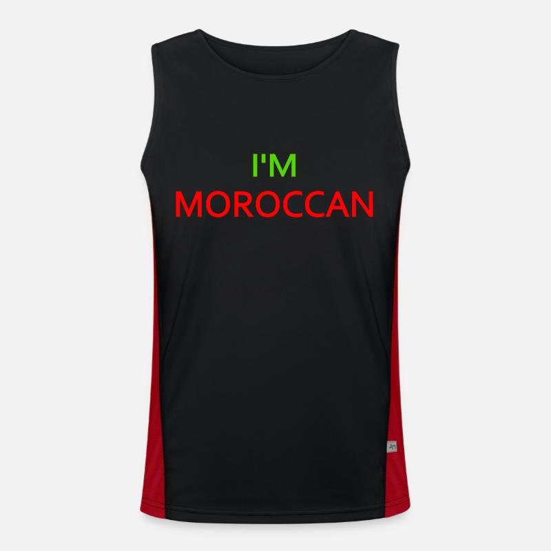 Im moroccan - marokko Funktionelles Kontrast-Tank Top für Männer 