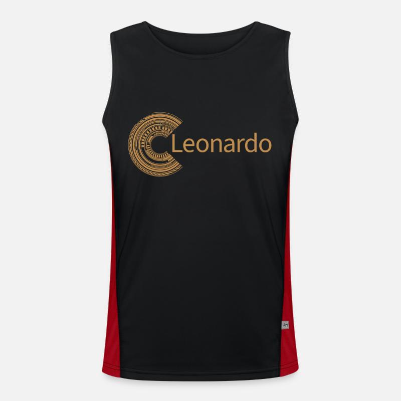 Pour Leonardo Débardeur respirant contrasté Homme 