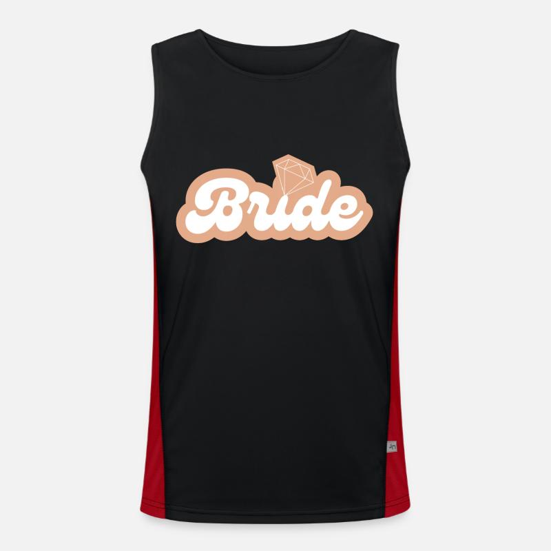 Zaumzeug Funktionelles Kontrast-Tank Top für Männer 