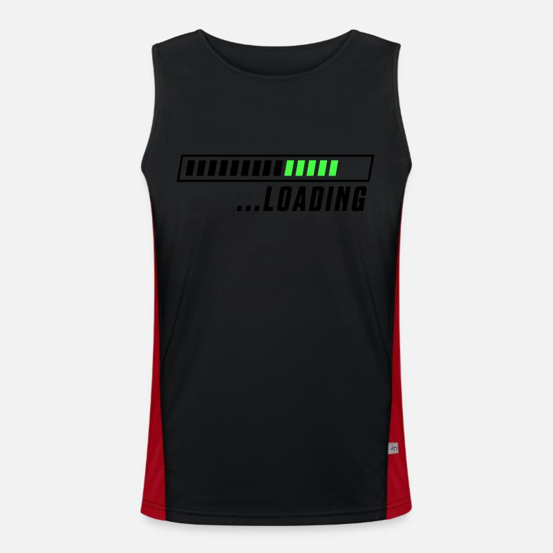 Loading loading bar Men's Functional Contrast Tank Top 