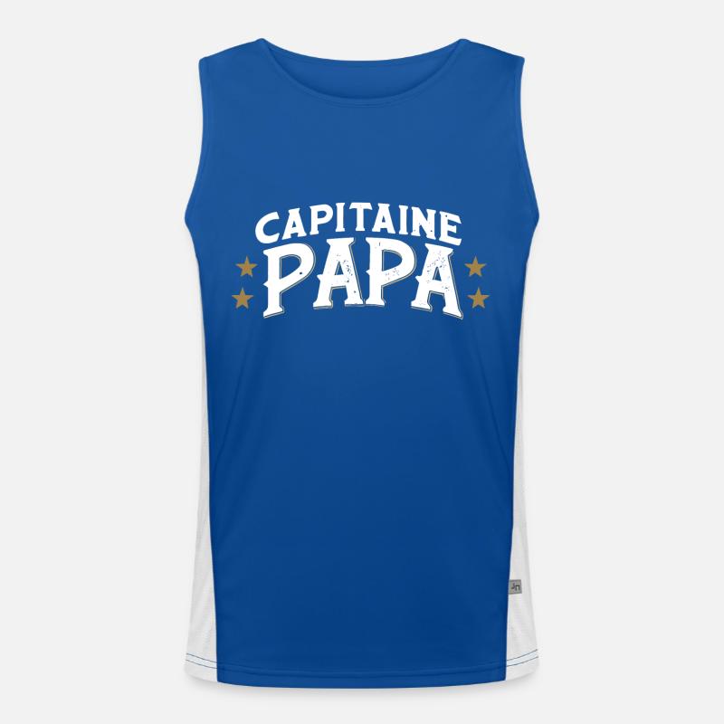 Capitaine Papa Débardeur respirant contrasté Homme 