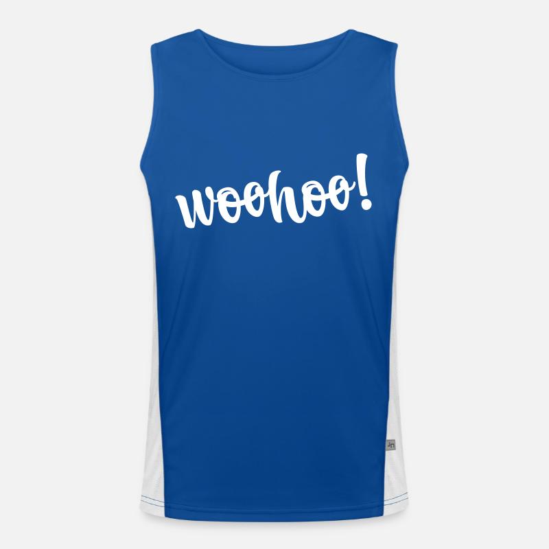 woohoo Funktionelles Kontrast-Tank Top für Männer 
