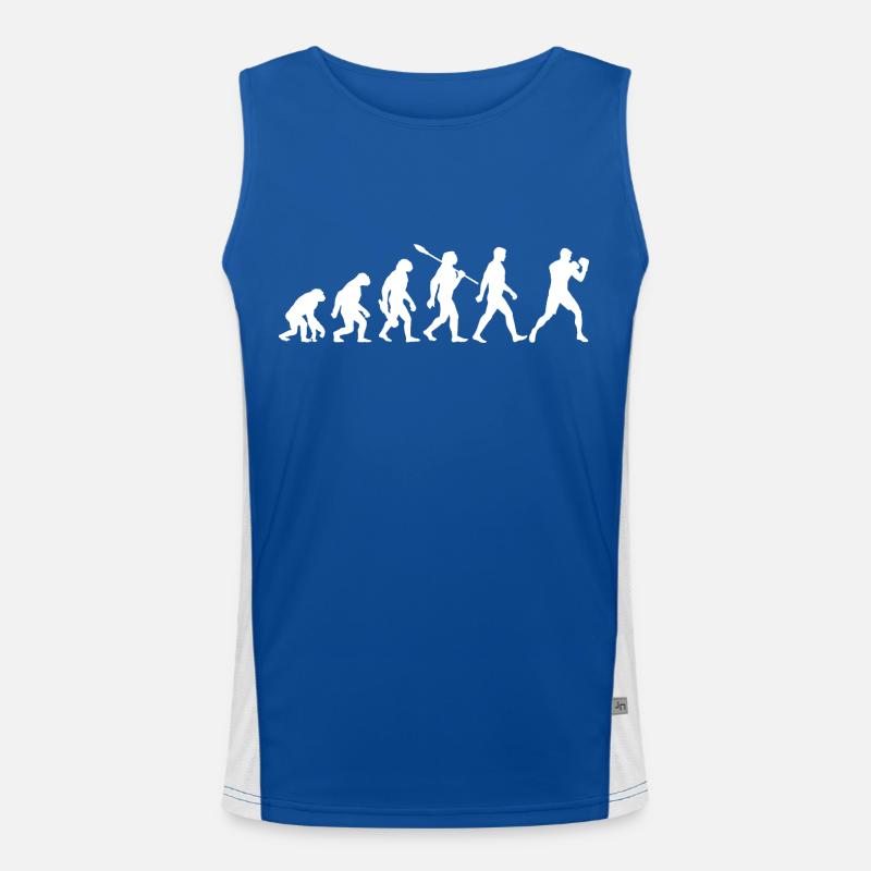 Evolution - Boxen, Kampfsport, Boxtraining Funktionelles Kontrast-Tank Top für Männer 