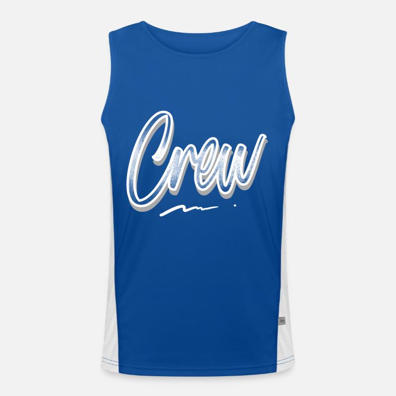Crew Funktionelles Kontrast-Tank Top für Männer 