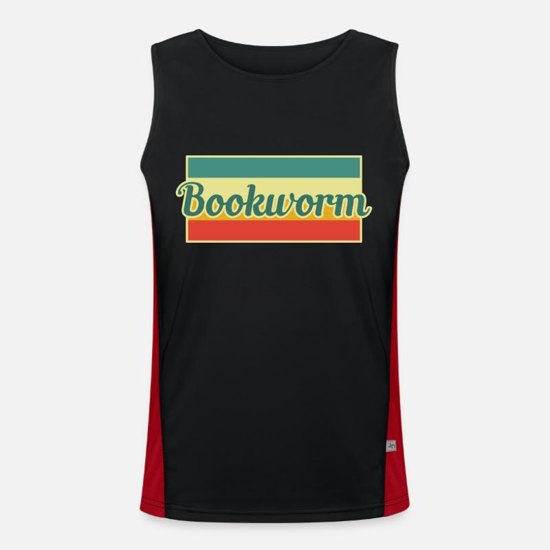 Bücher Funktionelles Kontrast-Tank Top für Männer 