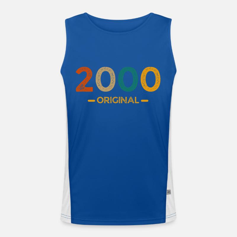 2000 Original Débardeur respirant contrasté Homme 