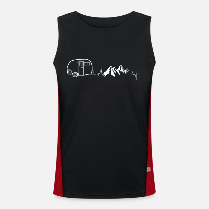 Wohnmobil Funktionelles Kontrast-Tank Top für Männer 