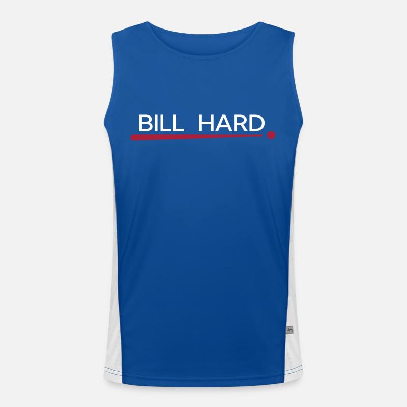 Billard snooker Billardkugel "Bill Hard" Funktionelles Kontrast-Tank Top für Männer 
