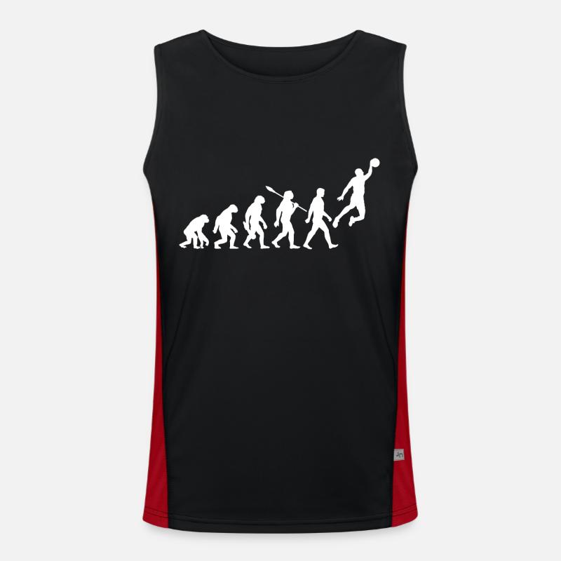 Evolution Basketball - Couche de panier Débardeur respirant contrasté Homme 