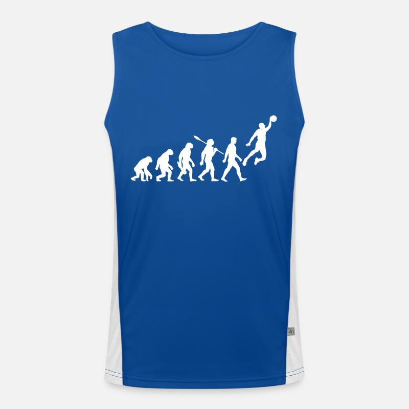 Evolution Basketball - Couche de panier Débardeur respirant contrasté Homme 