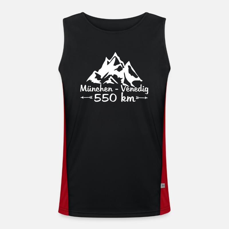 traumpfad Funktionelles Kontrast-Tank Top für Männer 