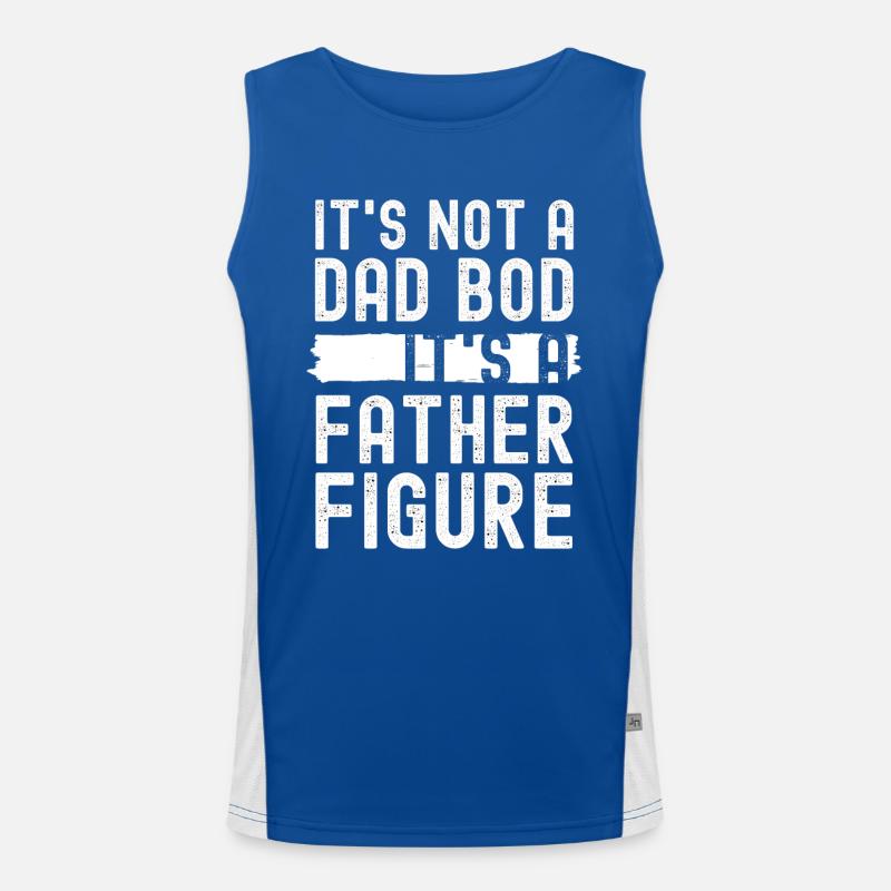 Ce n’est pas un papa Bod C’est un jeu de mots sur la figure paternelle Débardeur respirant contrasté Homme 