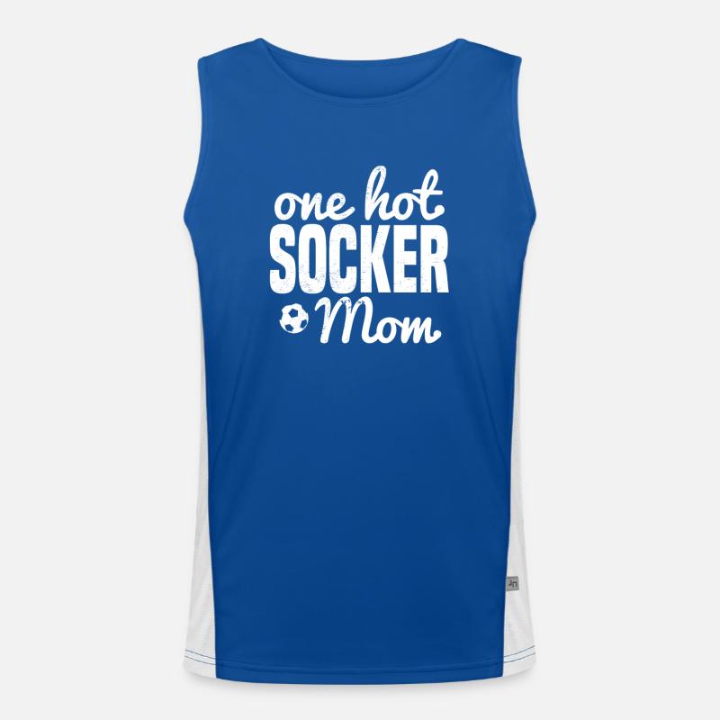 socker mom Funktionelles Kontrast-Tank Top für Männer 