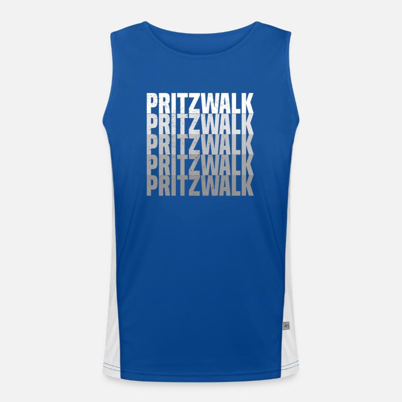 Pritzwalk Funktionelles Kontrast-Tank Top für Männer 