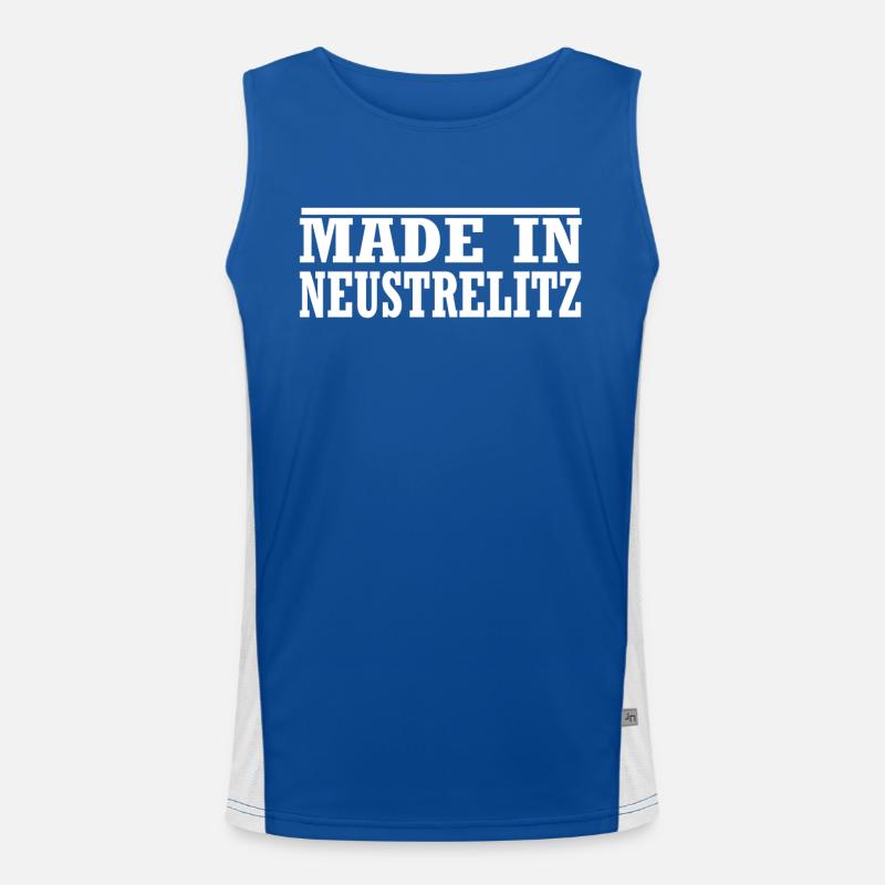Neustrelitz Funktionelles Kontrast-Tank Top für Männer 