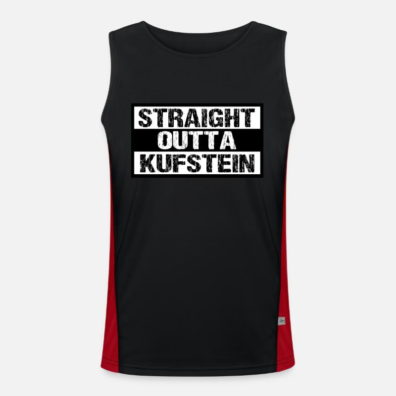 Kufstein Funktionelles Kontrast-Tank Top für Männer 