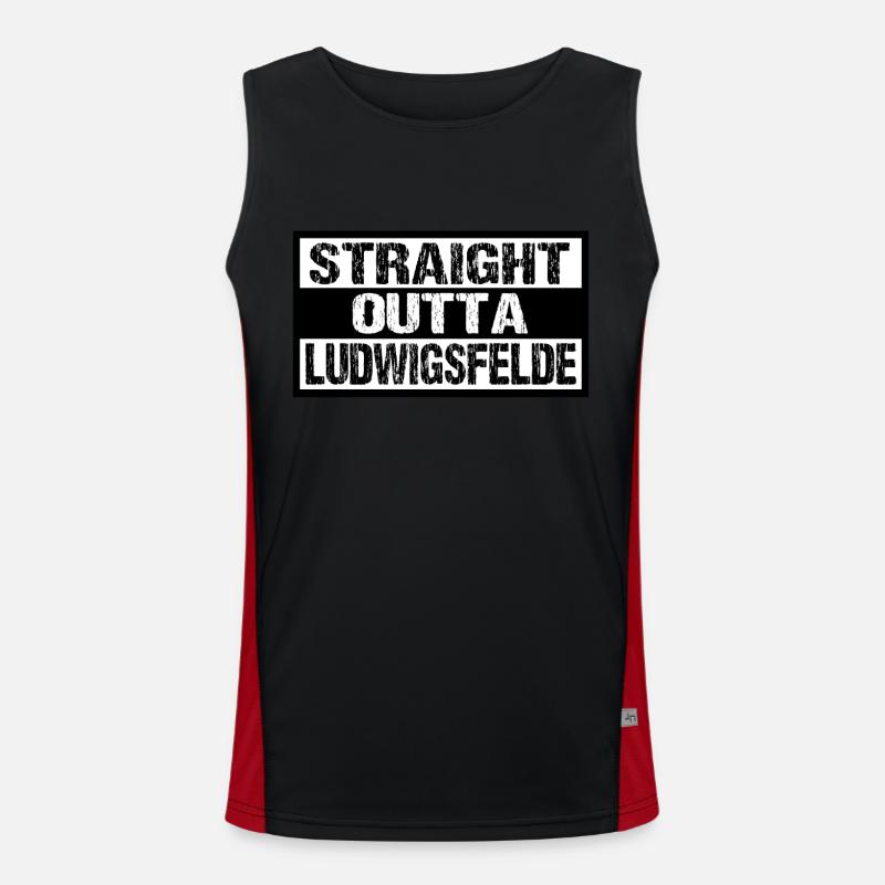 Ludwigsfelde Funktionelles Kontrast-Tank Top für Männer 