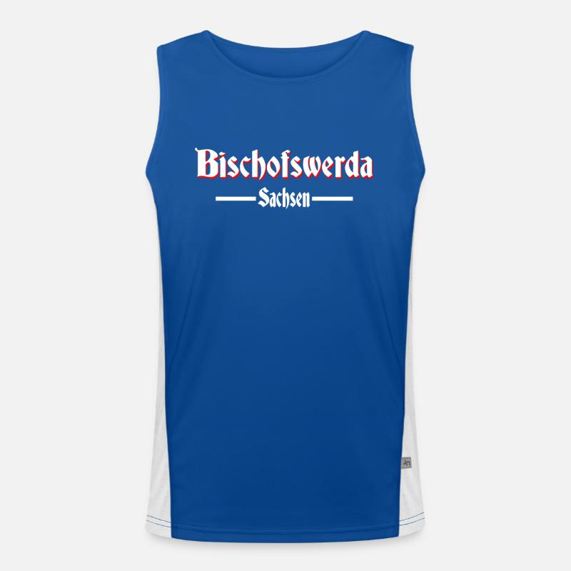 Bischofswerda Funktionelles Kontrast-Tank Top für Männer 