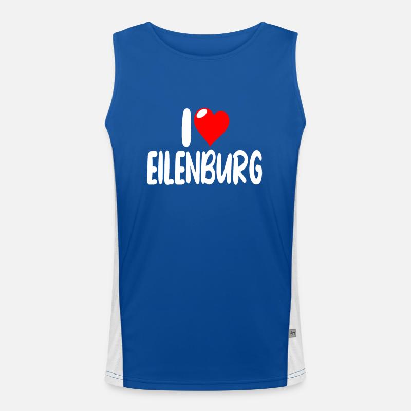 Eilenburg Funktionelles Kontrast-Tank Top für Männer 