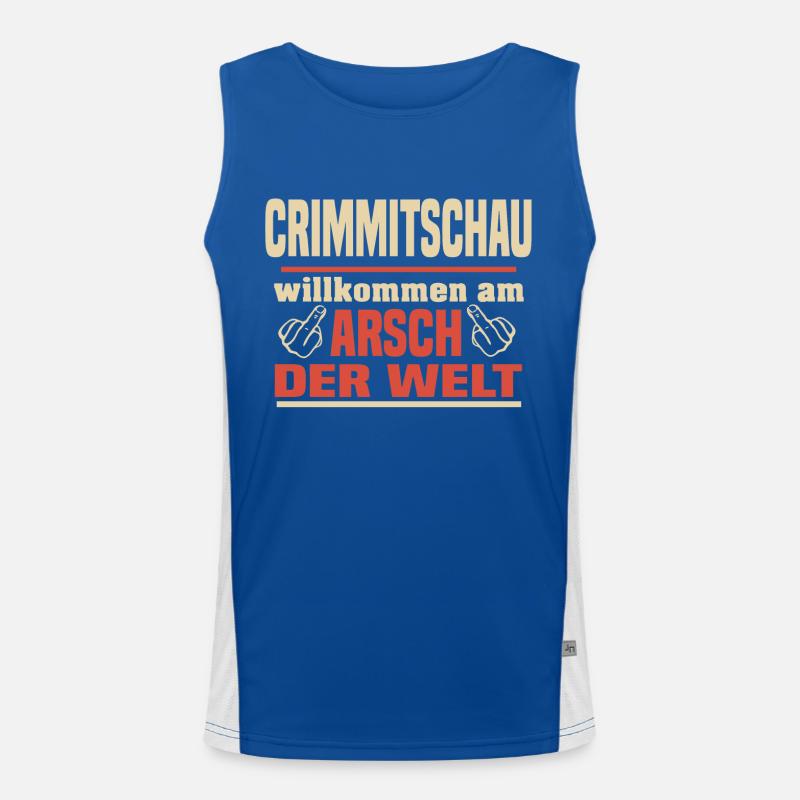 Crimmitschau Funktionelles Kontrast-Tank Top für Männer 