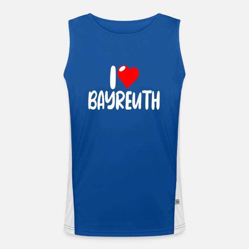 Bayreuth Funktionelles Kontrast-Tank Top für Männer 
