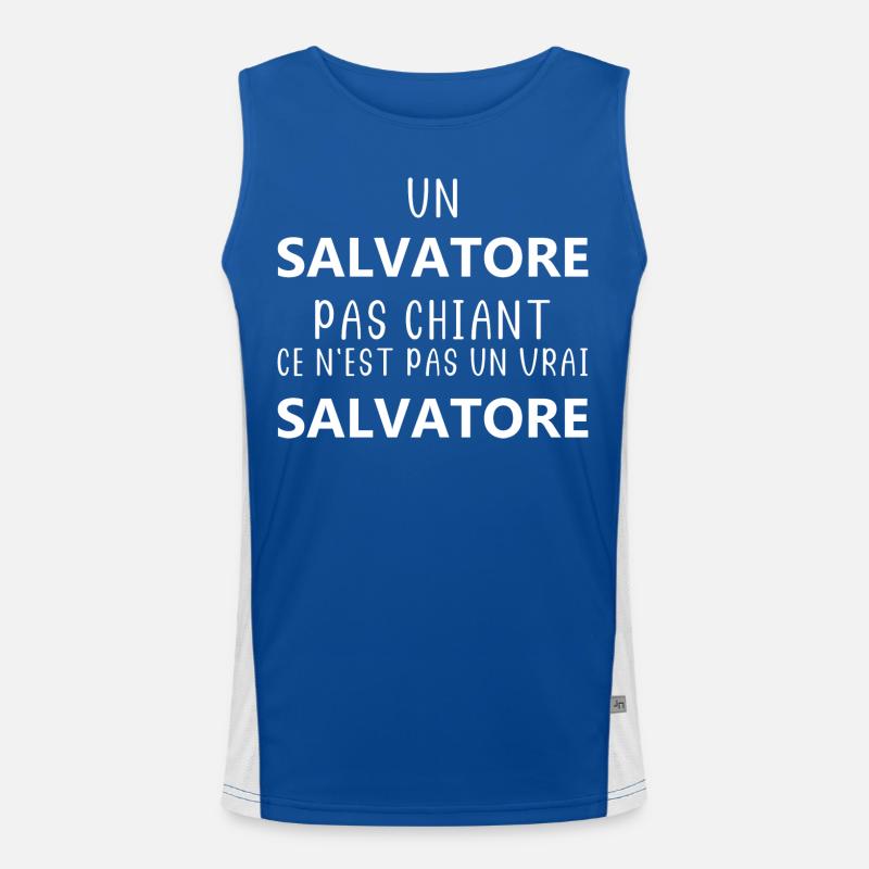 SALVATORE Débardeur respirant contrasté Homme 