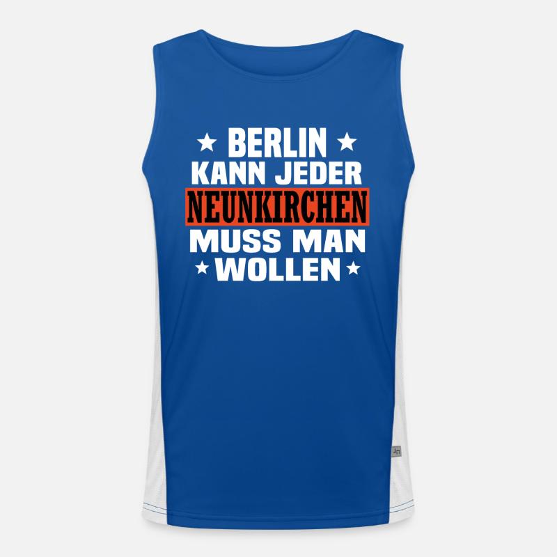 Neunkirchen Funktionelles Kontrast-Tank Top für Männer 