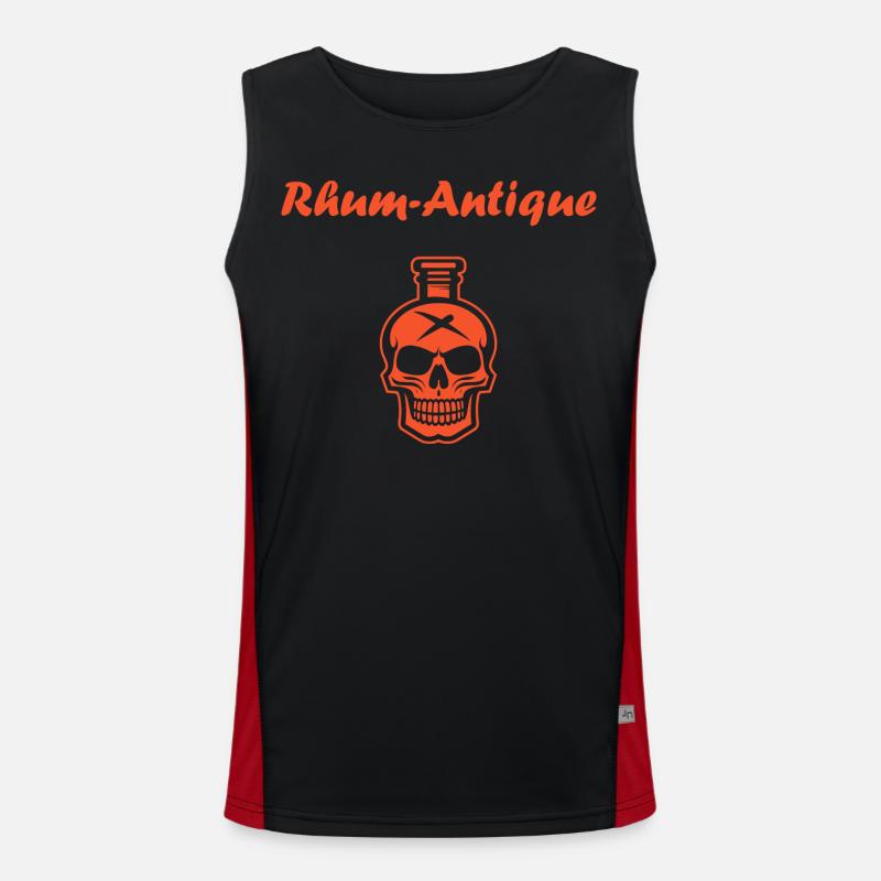 Rhum antique Débardeur respirant contrasté Homme 
