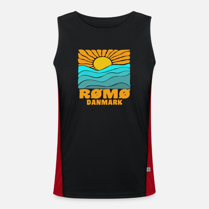 Romo Römo Funktionelles Kontrast-Tank Top für Männer 