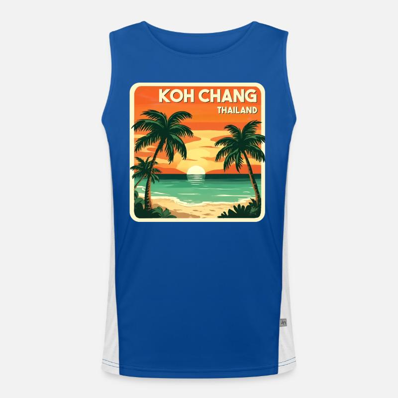 Koh Chang, Thaïlande Débardeur respirant contrasté Homme 