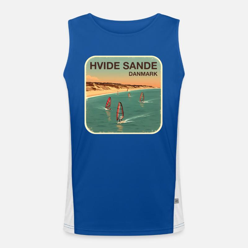 Hvide Sande, alternativement, Danemark Débardeur respirant contrasté Homme 
