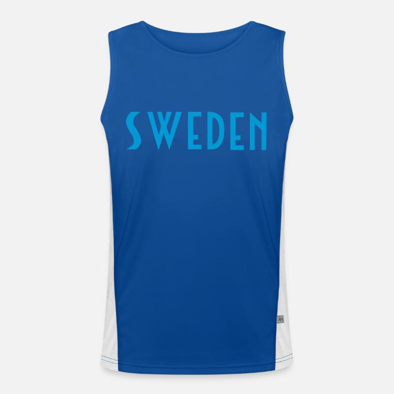 Suède Débardeur respirant contrasté Homme 