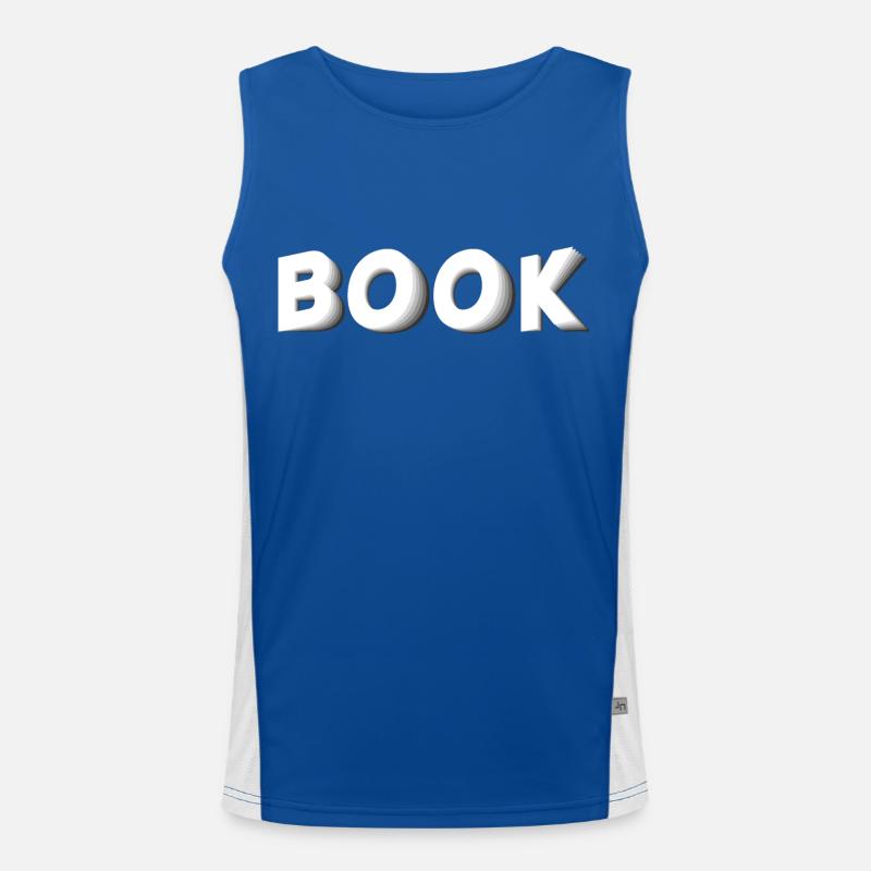 Buch Funktionelles Kontrast-Tank Top für Männer 