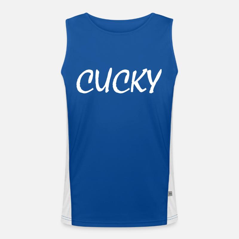 Cucky Funktionelles Kontrast-Tank Top für Männer 