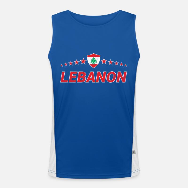 Lebanon Men's Functional Contrast Tank Top 