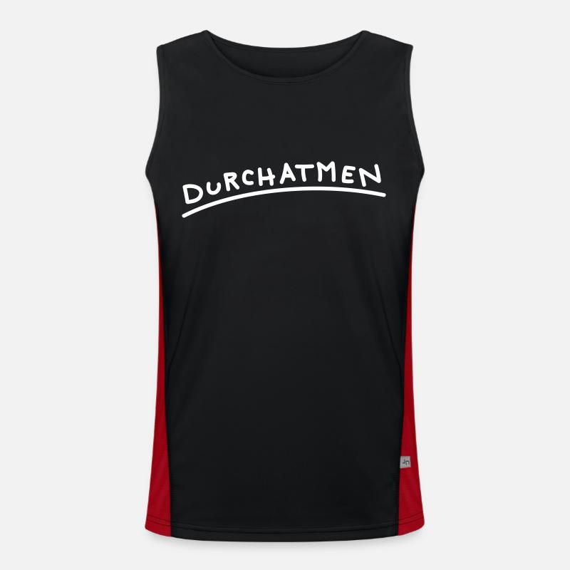 atmen Funktionelles Kontrast-Tank Top für Männer 