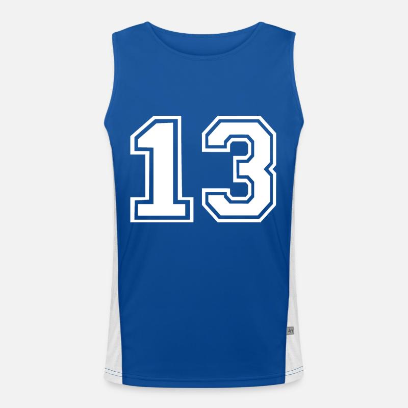 13 Débardeur respirant contrasté Homme 