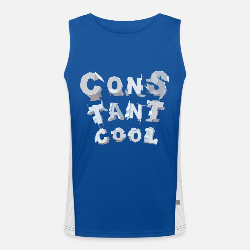 constant cool Funktionelles Kontrast-Tank Top für Männer 