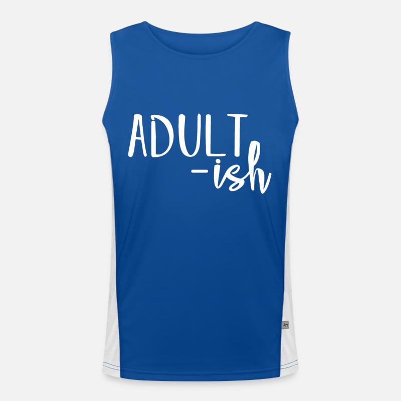 Erwachsen Funktionelles Kontrast-Tank Top für Männer 