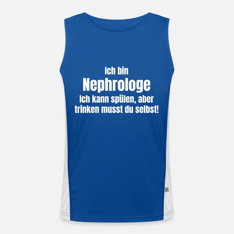 Néphrologue Débardeur respirant contrasté Homme 
