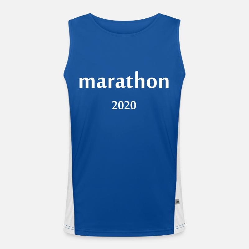 Course de marathon Débardeur respirant contrasté Homme 