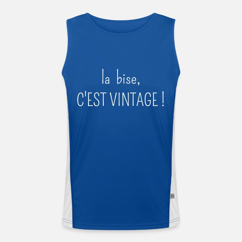 la bise c'est vintage Débardeur respirant contrasté Homme 
