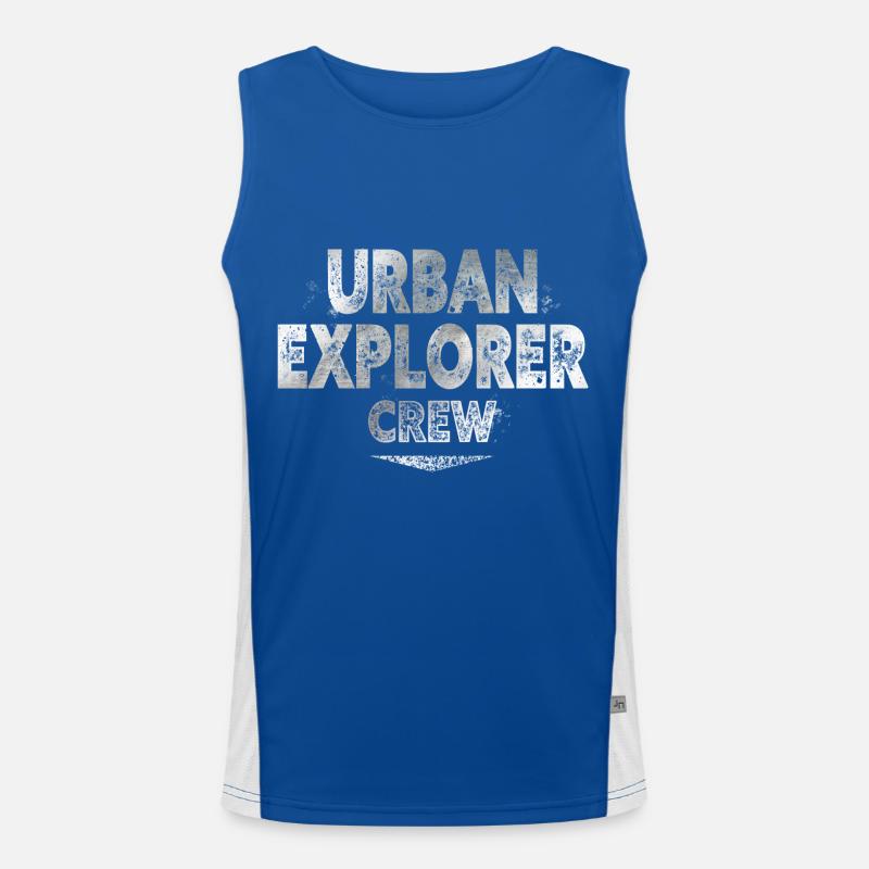 Urban Explorer Funktionelles Kontrast-Tank Top für Männer 