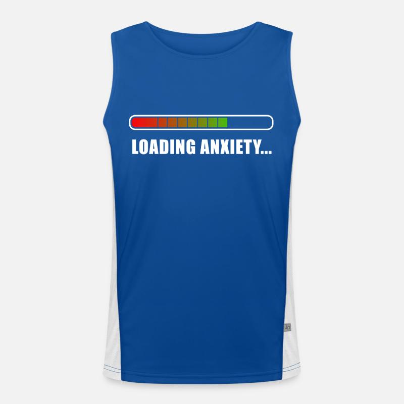 Loading L’anxiété... Débardeur respirant contrasté Homme 